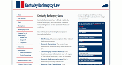 Desktop Screenshot of kentuckybankruptcy.info